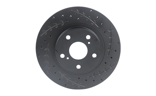 打孔劃線剎車盤